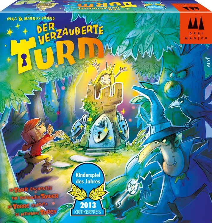 Produktbild: Der verzauberte Turm, Drei Magier Kinderspiel