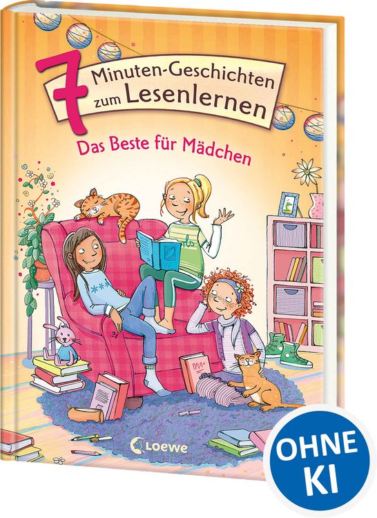 Produktbild: Lesel&ouml;wen - Das Original - 7-Minuten-Geschichten zum Lesenlernen - Das Beste f&uuml;r M&auml;dchen
