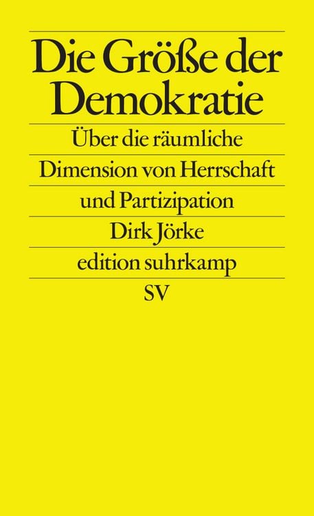 Produktbild: Die Gr&ouml;&szlig;e der Demokratie