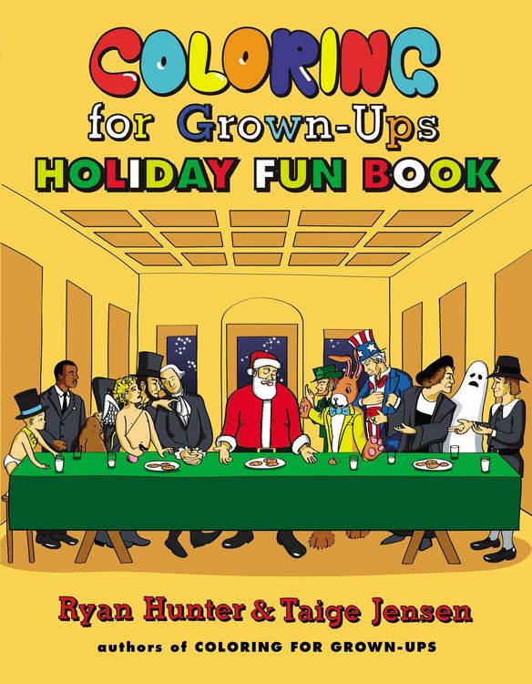 Produktbild: Coloring for Grown-Ups Holiday Fun Book