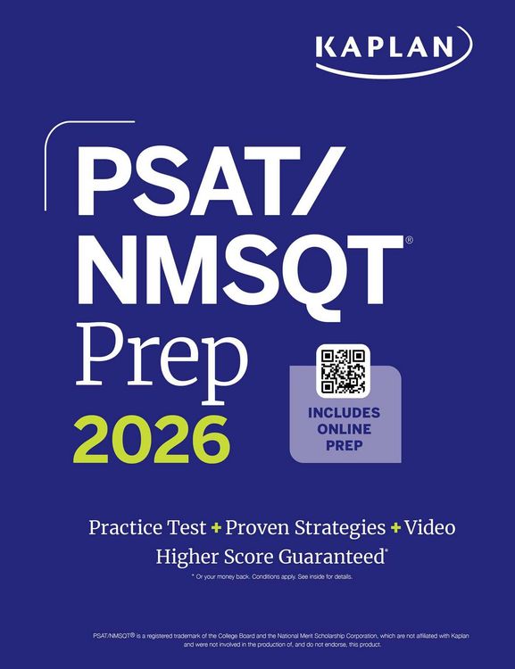 Produktbild: PSAT/NMSQT Prep 2026: Includes a Full Length Practice Test + 100s of Practice Questions + 1 Year Access Online Quizzes and Video Instruction