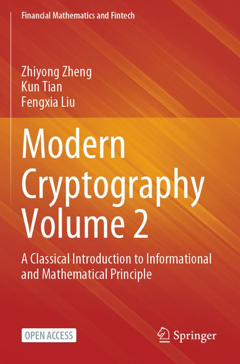 Produktbild: Modern Cryptography Volume 2