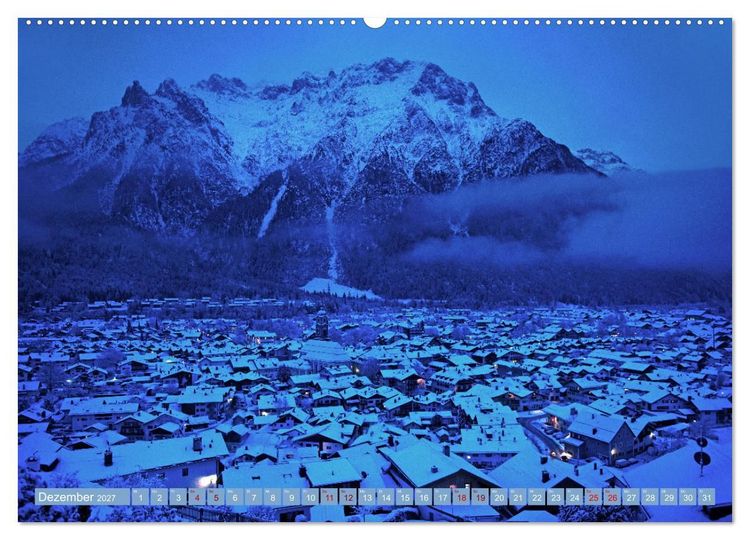 Produktbild: Mittenwald - Perle des Werdenfelser Landes (Wandkalender 2027 DIN A2 quer), CALVENDO Monatskalender