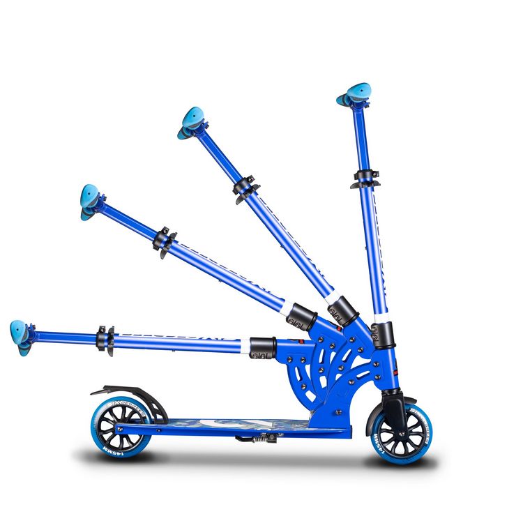 Produktbild: SIX DEGREES Alu Scooter Junior 145 blau