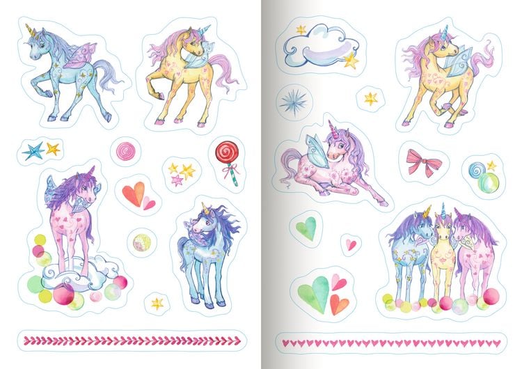 Produktbild: Sticker - Einhorn-Paradies