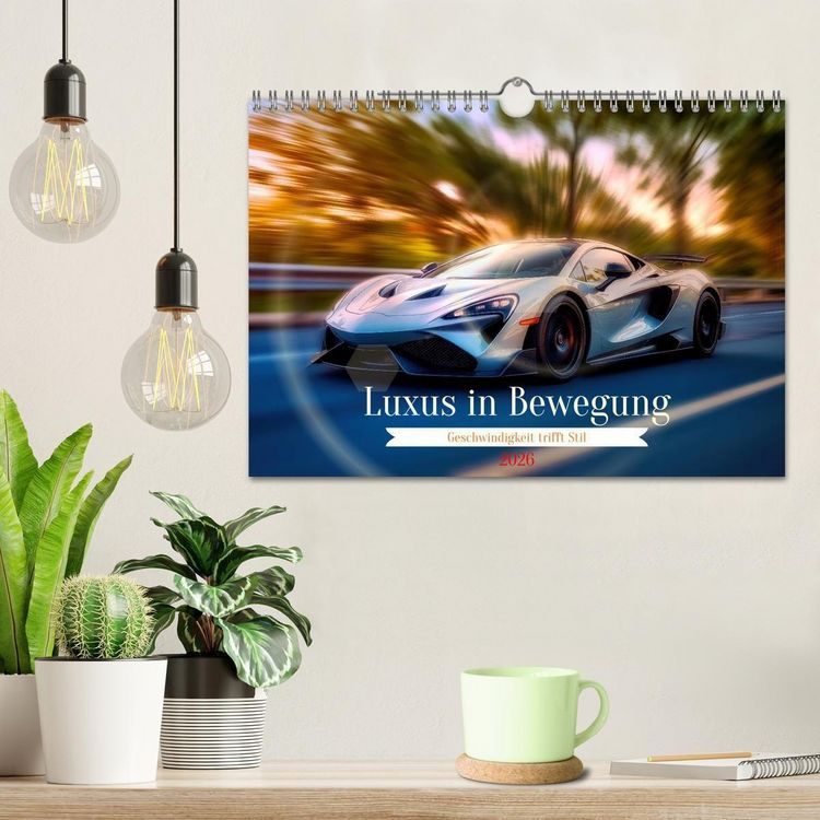 Produktbild: Luxus in Bewegung (Wandkalender 2026 DIN A4 quer), CALVENDO Monatskalender