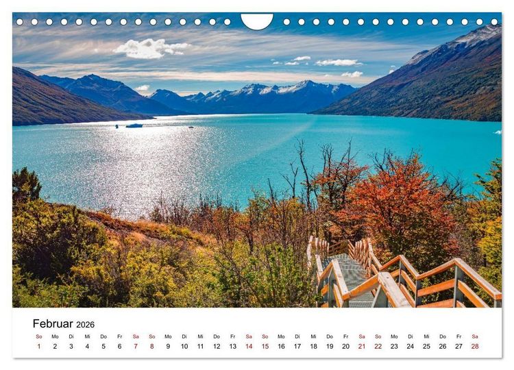 Produktbild: Patagonien, Los Glaciares Nationalpark: Perito Moreno Gletscher (Wandkalender 2026 DIN A4 quer), CALVENDO Monatskalender
