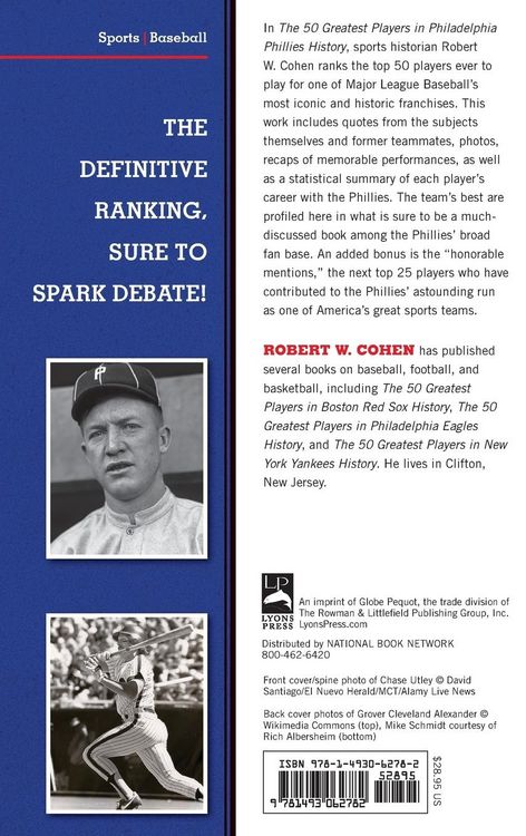 Produktbild: The 50 Greatest Players in Philadelphia Phillies History
