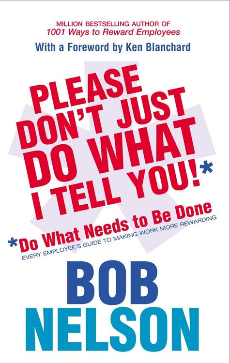 Produktbild: Please Don't Just Do What I Tell You
