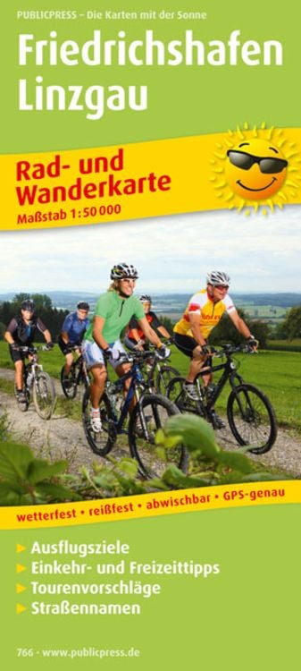 Produktbild: Rad- und Wanderkarte Friedrichshafen