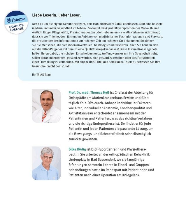 Produktbild: Schmerzfrei & beweglich mit dem neuen Kniegelenk