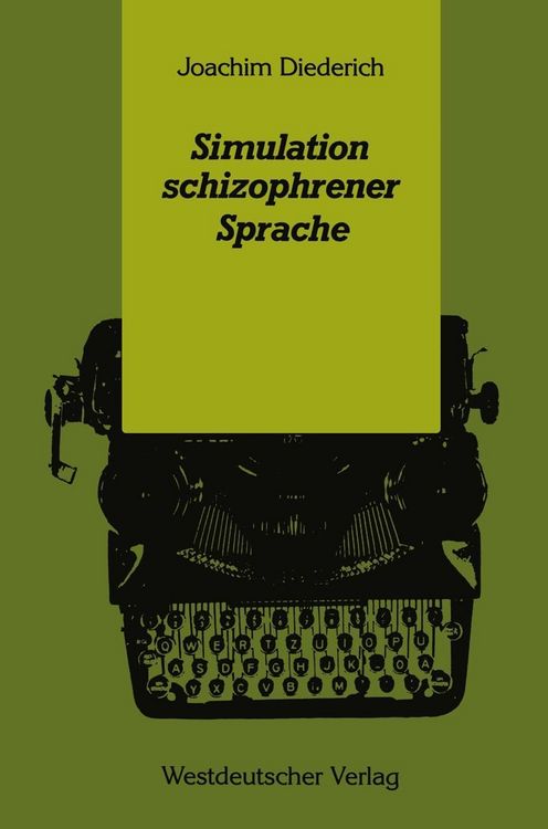 Produktbild: Simulation schizophrener Sprache