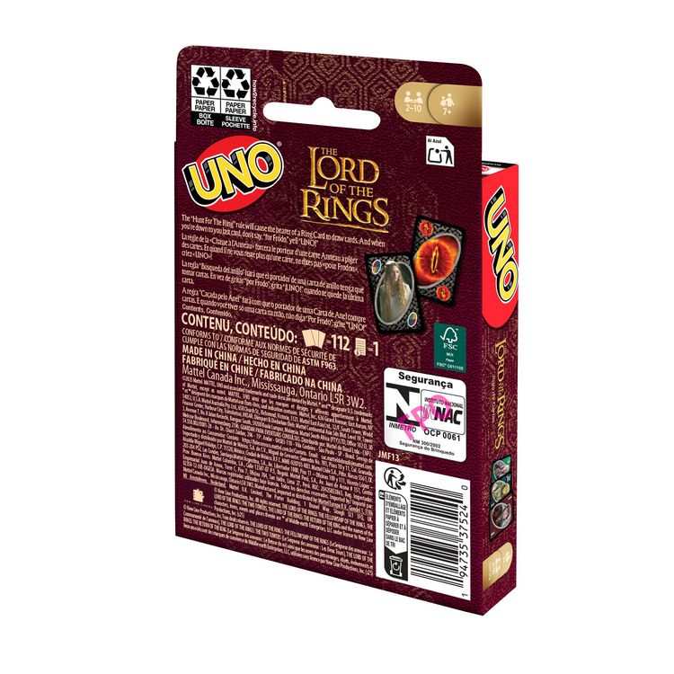 Produktbild: UNO Lord of the Rings.JMF13
