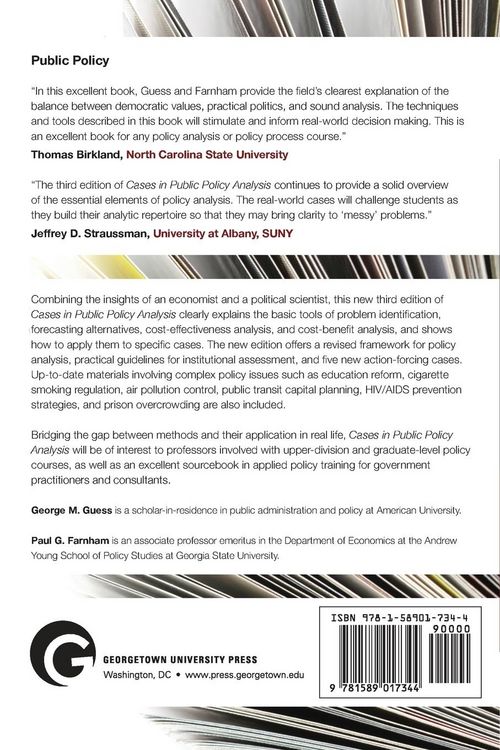 Produktbild: Cases in Public Policy Analysis