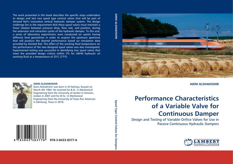 Produktbild: Performance Characteristics of a Variable Valve for Continuous Damper