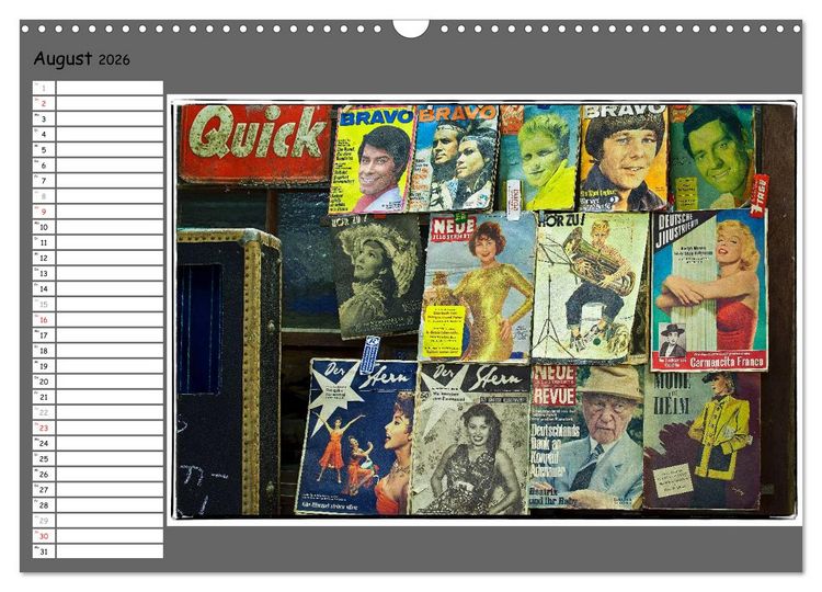 Produktbild: Der Charme der 60er Jahre (Wandkalender 2026 DIN A3 quer), CALVENDO Monatskalender