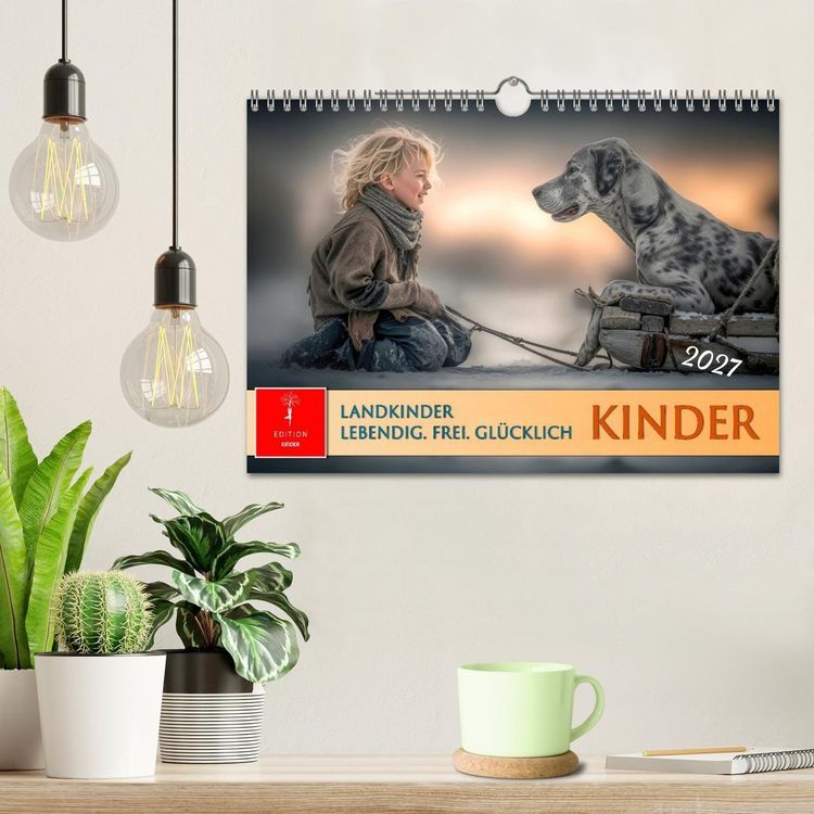 Produktbild: Kinder. Landkinder - Lebendig. Frei. Gl&uuml;cklich. (Wandkalender 2027 DIN A4 quer), CALVENDO Monatskalender