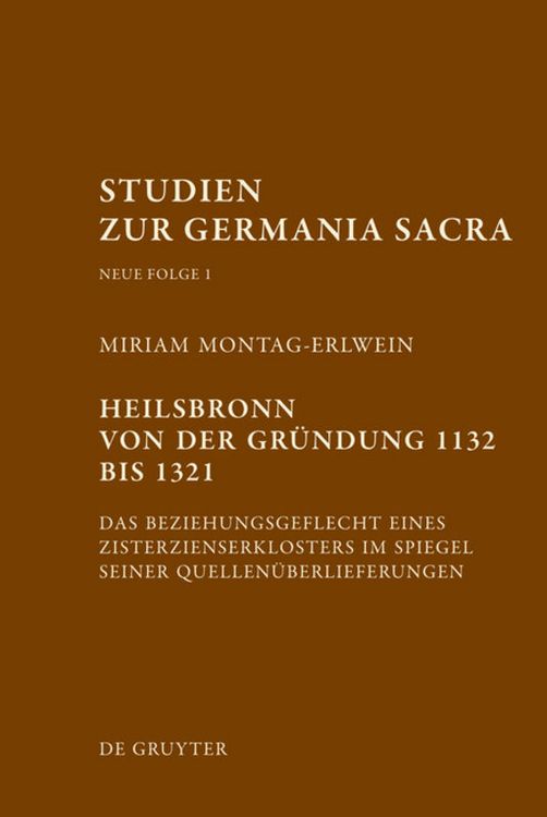 Produktbild: Heilsbronn von der Gr&uuml;ndung 1132 bis 1321