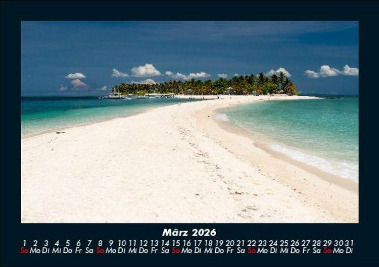 Produktbild: Str&auml;nde der Welt 2026 Fotokalender DIN A5