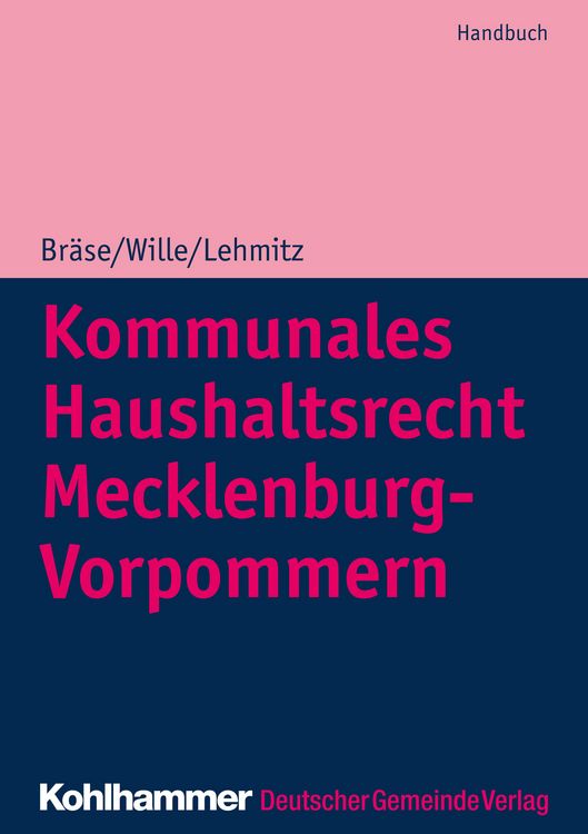Produktbild: Kommunales Haushaltsrecht Mecklenburg-Vorpommern