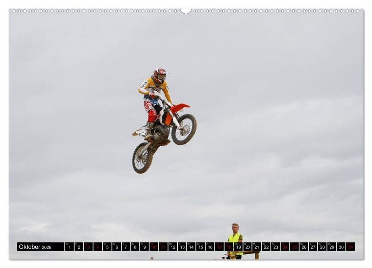 Produktbild: Moto Cross (hochwertiger Premium Wandkalender 2026 DIN A2 quer), Kunstdruck in Hochglanz