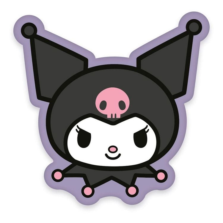 Produktbild: Sanrio Dekokissen Kuromi Face 36 cm
