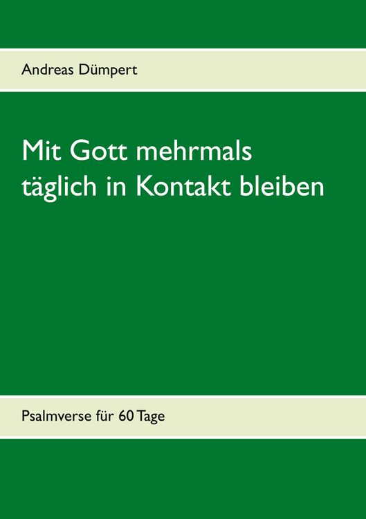 Produktbild: Mit Gott mehrmals t&auml;glich in Kontakt bleiben