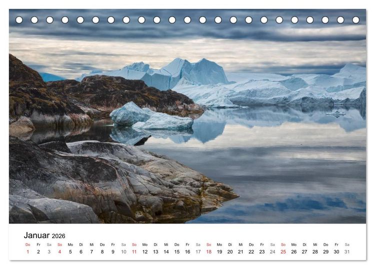 Produktbild: K&uuml;sten - Kunst der Meere (Tischkalender 2026 DIN A5 quer), CALVENDO Monatskalender
