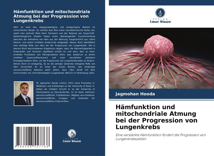 Produktbild: H&auml;mfunktion und mitochondriale Atmung bei der Progression von Lungenkrebs