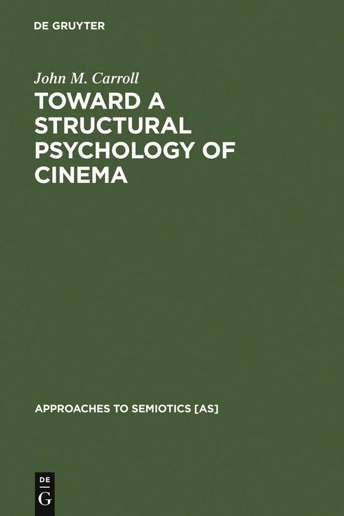 Produktbild: Toward a Structural Psychology of Cinema