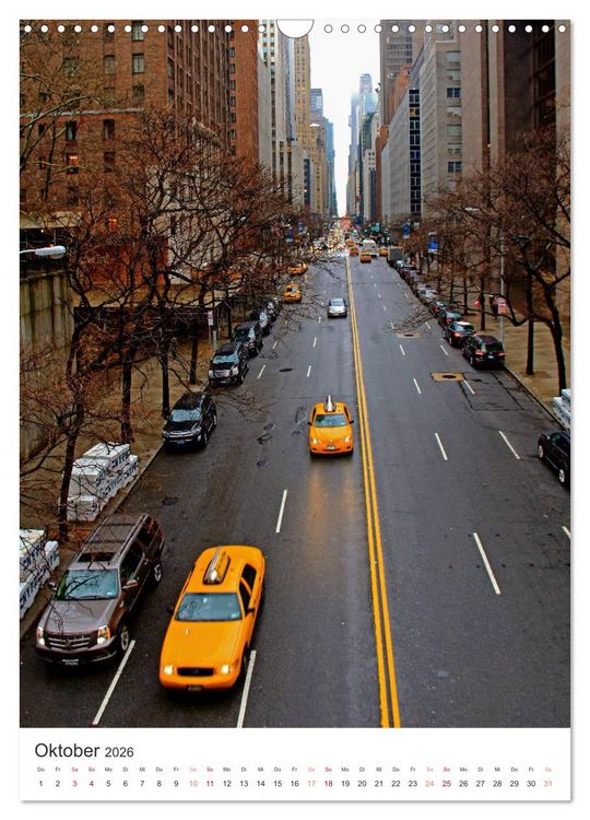 Produktbild: New York - sehenswertes Manhattan bei Tag und Nacht (Wandkalender 2026 DIN A3 hoch), CALVENDO Monatskalender