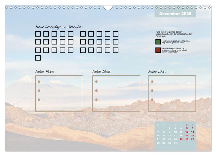 Produktbild: Erlebe mit mir Lebenszeit (Wandkalender 2026 DIN A3 quer), CALVENDO Monatskalender