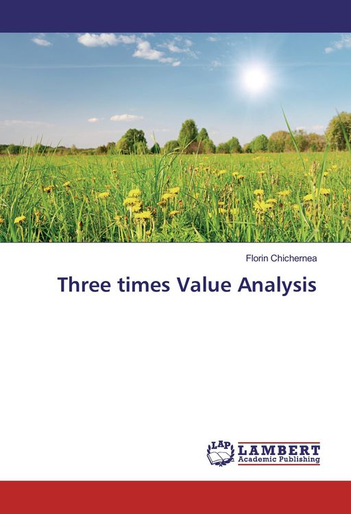Produktbild: Three times Value Analysis