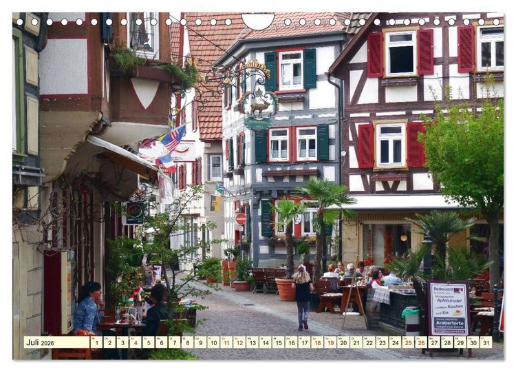 Produktbild: Unterwegs in Besigheim (Wandkalender 2026 DIN A4 quer), CALVENDO Monatskalender
