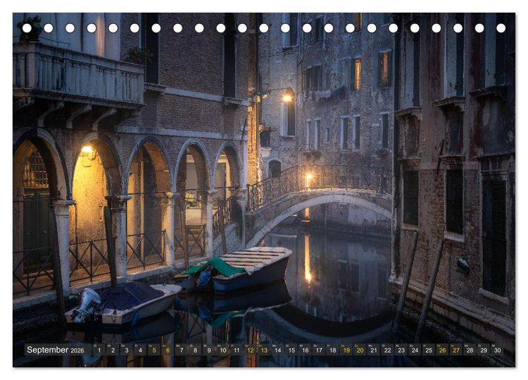 Produktbild: Malerisches Venedig (Tischkalender 2026 DIN A5 quer), CALVENDO Monatskalender