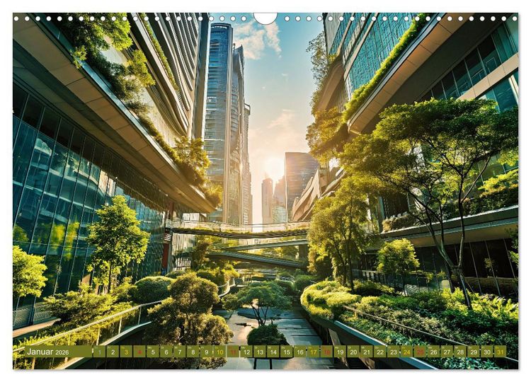 Produktbild: Urban Jungle - wohnen mit Pflanzen (Wandkalender 2026 DIN A3 quer), CALVENDO Monatskalender