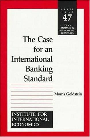 Produktbild: The Case for an International Banking Standard