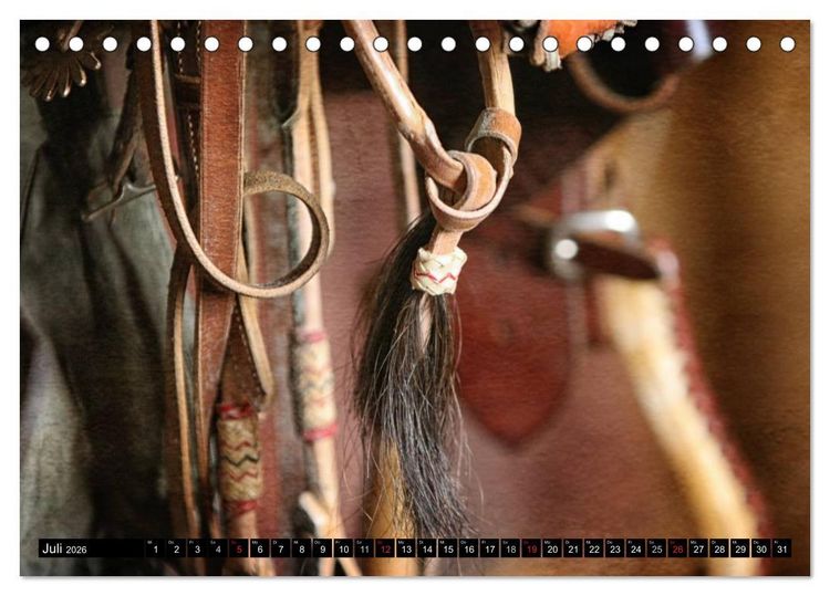 Produktbild: Western-Feeling (Tischkalender 2026 DIN A5 quer), CALVENDO Monatskalender