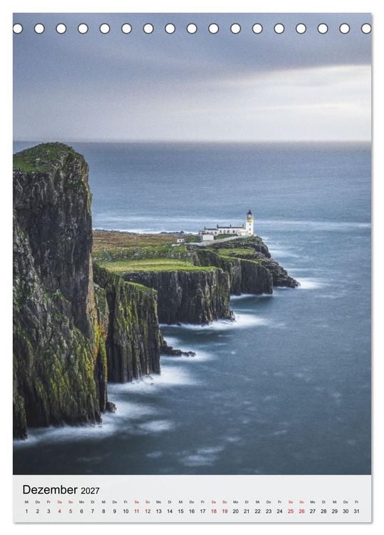 Produktbild: Schottland - Isle of Skye & Umgebung (Tischkalender 2027 DIN A5 hoch), CALVENDO Monatskalender