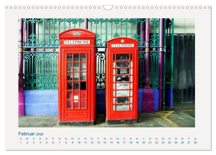 Produktbild: Stippvisite in London (Wandkalender 2026 DIN A3 quer), CALVENDO Monatskalender