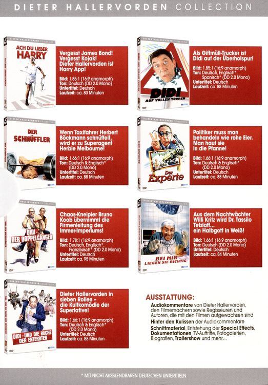 Produktbild: Die gro&szlig;e Didi-Film Collection [7 DVDs]