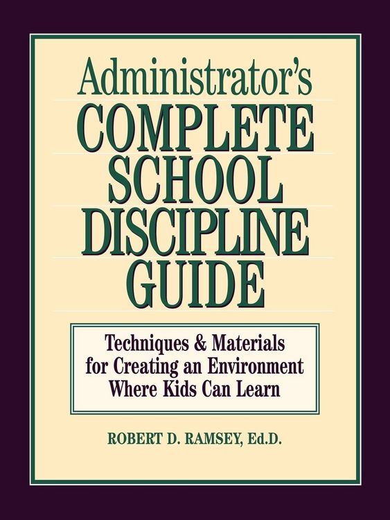 Produktbild: Administrator's Complete School Discipline Guide