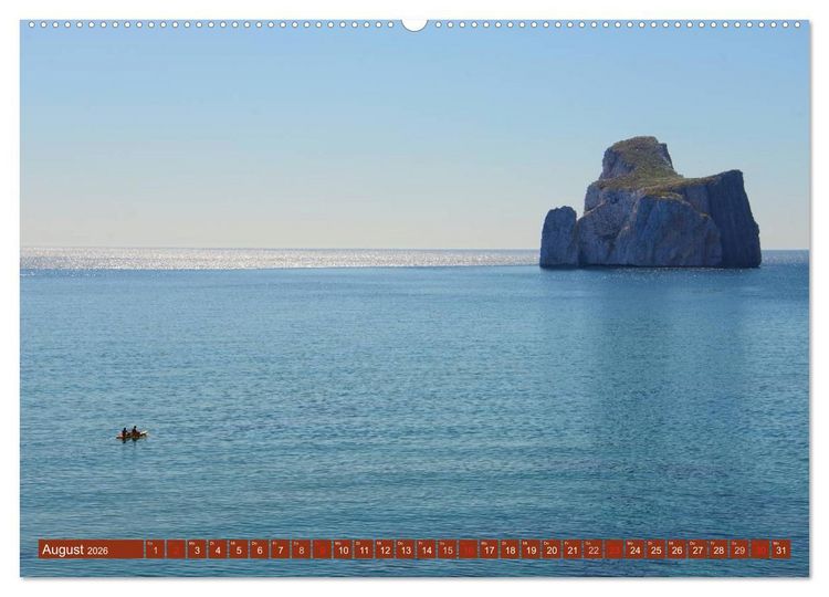 Produktbild: Sardiniens magische K&uuml;sten (hochwertiger Premium Wandkalender 2026 DIN A2 quer), Kunstdruck in Hochglanz