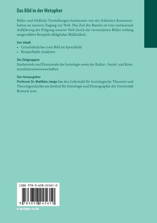 Produktbild: Das Bild in der Metapher