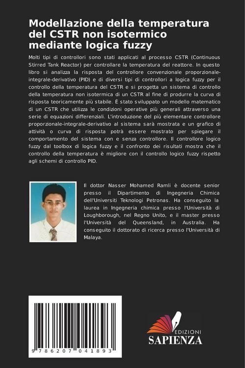 Produktbild: Modellazione della temperatura del CSTR non isotermico mediante logica fuzzy