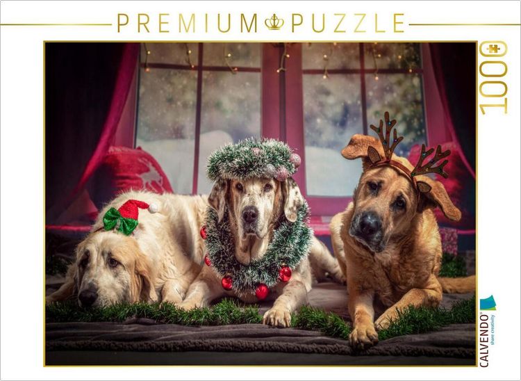 Produktbild: CALVENDO Puzzle Die drei heiligen Hundek&ouml;nige | 1000 Teile Lege-Gr&ouml;&szlig;e 64x48cm Foto-Puzzle f&uuml;r gl&uuml;ckliche Stunden