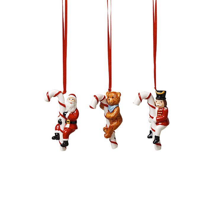 Produktbild: Villeroy & Boch Nostalgic Ornaments Ornamente Zuckerstange, Set 3tlg.