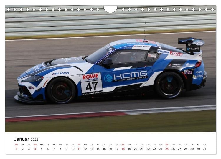 Produktbild: VLN Langstrecken Meisterschaft (Wandkalender 2026 DIN A4 quer), CALVENDO Monatskalender