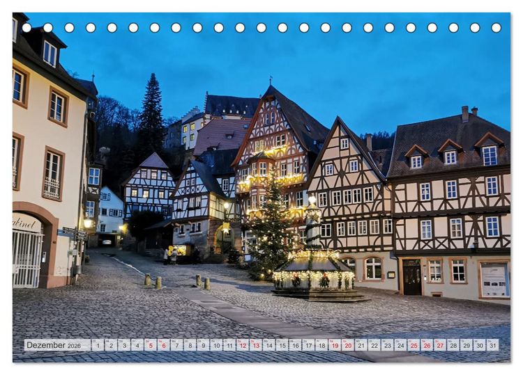 Produktbild: Miltenberg neu entdeckt (Tischkalender 2026 DIN A5 quer), CALVENDO Monatskalender