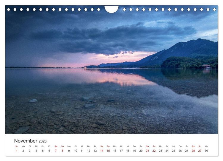 Produktbild: Berge und Seen - Die Perlen der Natur (Wandkalender 2026 DIN A4 quer), CALVENDO Monatskalender